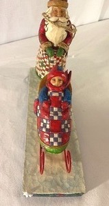 lot 130 image: Jim Shore Heartwood Creek Holiday Statue