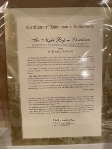 lot 137 image: Thomas Kinkade Home Is Where The Heart Is III