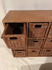 lot 140 image: Wood and Wicker