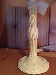 lot 212 image: Wicker Table Lamp