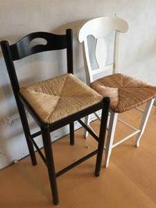lot 226 image: Two Chairs w Weaved Seats