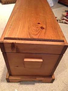 lot 255 image: Wooden Storage Chest