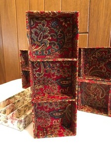 lot 35 image: Six Fabric Drawer Organizers