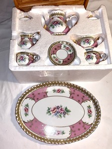 lot 261 image: Childrens Tea Set and ToyDoll Dresser