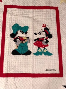 lot 266 image: Judi Boisson Childs Walt Disney Quilt