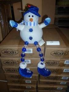 Fiber optic light up snowman, reall...