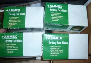 5 boxes of 50 face masks ...