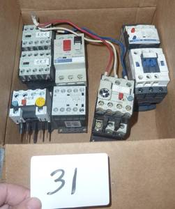 group of contactor starter blocks, ...