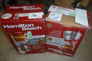 Two Hamilton Beach blenders...