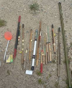 Lot of vintage ice fishing jigspol...
