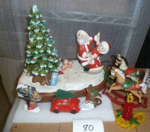 Christmas lot - Mr & Mrs Claus danc...