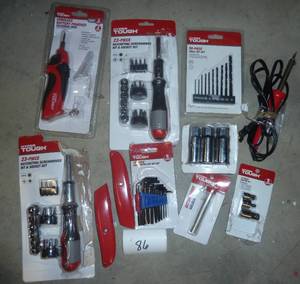 misc tool lot of ratcheting screwdr...