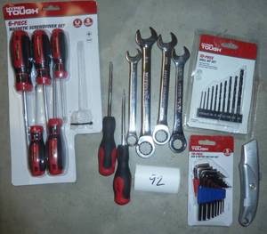 7 magnetic screwdrivers, 4 ratcheti...