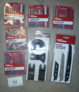 Lot of saw blade sets with pieces m...