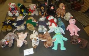 Group of 20 Beanie Babies, all with...