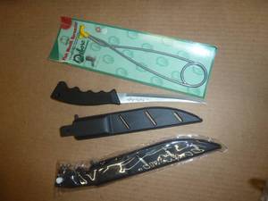 2 new filet knives and a mouth spre...