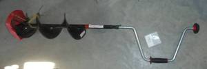 manual ice auger...
