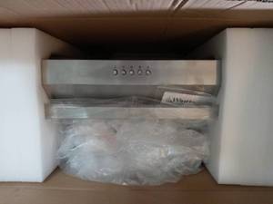 30 in. Convertible 480 CFM Under Cabinet Range Hood in Stainless Steel with Baffle Filters by Winflo- open box never used