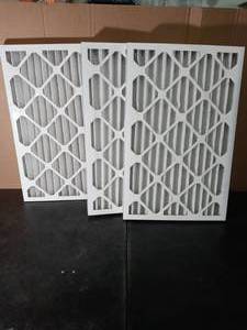 16 x 25 x 2 Dust Reduction Pleated MERV 8 - FPR 6 Air Filter (3-Pack) by Nordic Pure- open box never used