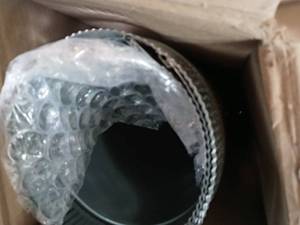 10 in. x 5 ft. Round Metal Duct Pipe by Master Flow- open box never used