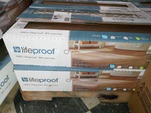 Toffee Wood 6 in. x 24 in. Glazed Porcelain Floor and Wall Tile (14.55 sq. ft.  case) by Lifeproof - 23 cases
