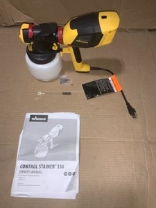 Wagner control stainer 350 HVLP handheld sprayer Not used to see pics