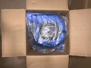 B-Air 14 HP Air mover blower fan for water damage restoration carpet dryer floor home and plumbing use in blue not used see pics