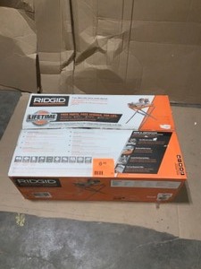 Ridgid 7 in. Wet tile saw with stand Not used see pics