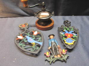 Cast Trivets, Coffee Mill