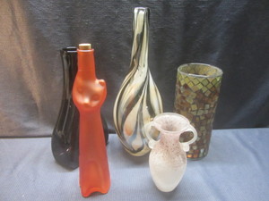 Vases & Cat Bottle