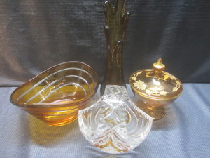 Amber, Candy, Vase
