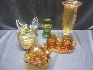 Amber, Mikasa, Czech Glass