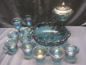 Vintage Blue Glass