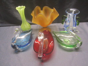 Swans & Art Glass