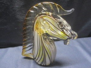 Hand Blown Horse Head