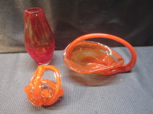 Glass Knot, Basket, Vase