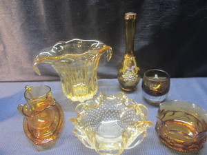 Amber Art & Vintage Glass