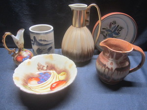 Pottery, Stengl, Vintage Server