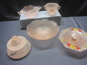 Satin Pink Depression Glass