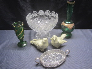 Vintage Vases, Pedestal Bowl
