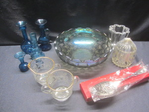 Iredescent Bowl, Dessert Server