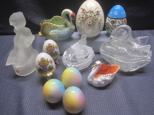 Swans, Eggs, Ring Boxes
