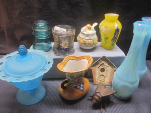Cast Cricket, Candy, Vases