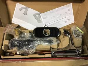 lot 4 image: Ladera Single Hole Single-Handle Bathroom Faucet in Polished Chrome by Pfister in good condition