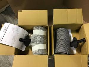 lot 25 image: Breathable Vertical Silver Headrest with SteelGray Mesh by Office Star Products in good condition