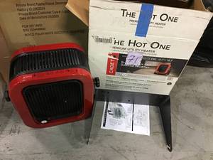 lot 71 image: The Hot One 4000-Watt 240-Volt Electric Garage Portable Heater by Cadet in good condition
