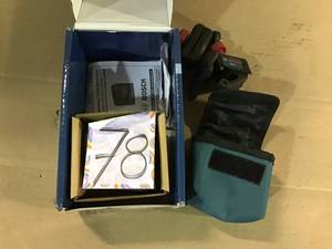 lot 78 image: 30 ft. Self Leveling Cross Line Laser Level by Bosch in good condition