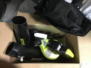 lot 80 image: 40-Volt Lithium-Ion Cordless Battery Leaf VacuumMulcher (Tool Only) by RYOBI in good condition