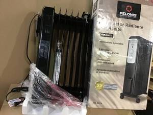 lot 95 image: 1,500-Watt Oil-Filled Radiant Electric Space Heater with Thermostat by Unbranded in good condition