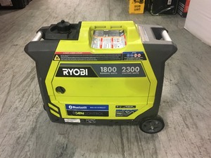 lot 101 image: 2,300-Watt Recoil Start Bluetooth Super Quiet Gasoline Powered Digital Inverter Generator with CO Shutdown Sensor In good condition
